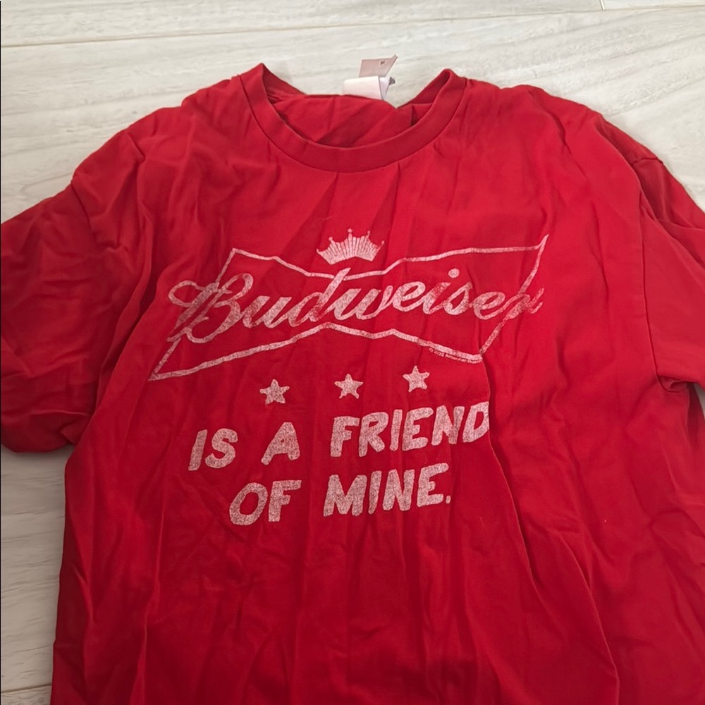 Budweiser Red Graphic T-Shirt